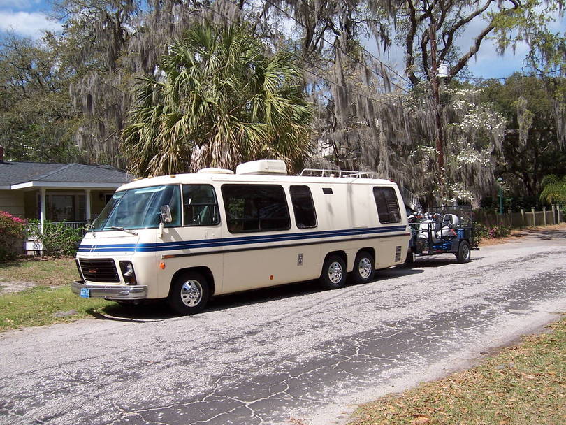 stopped at daughter's home