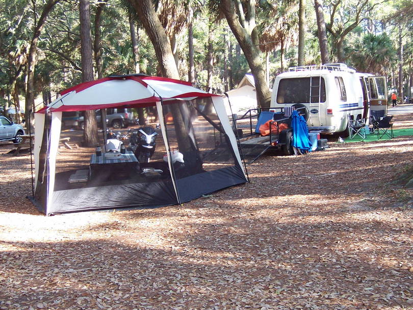 hunting island trip with scooters