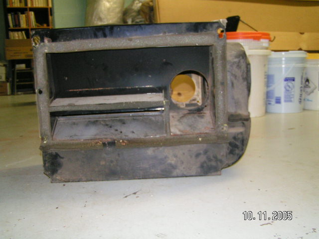 View of box from inside coach direction