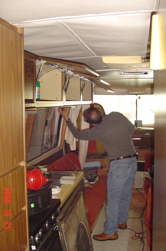 Stripping the old coach to bare bones