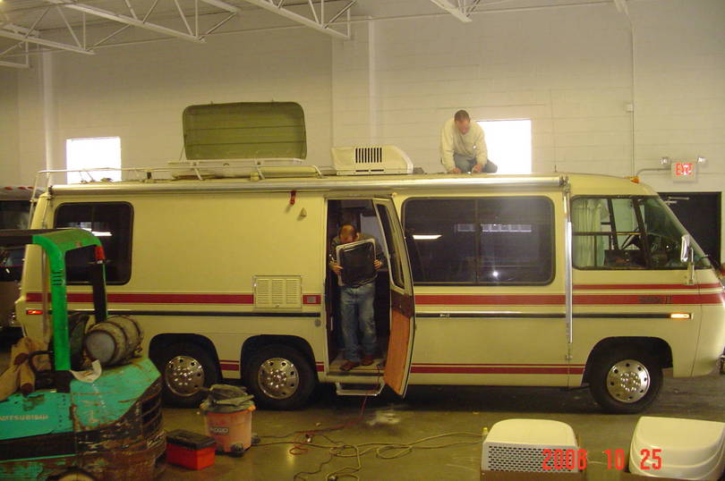 Stripping the old coach to bare bones