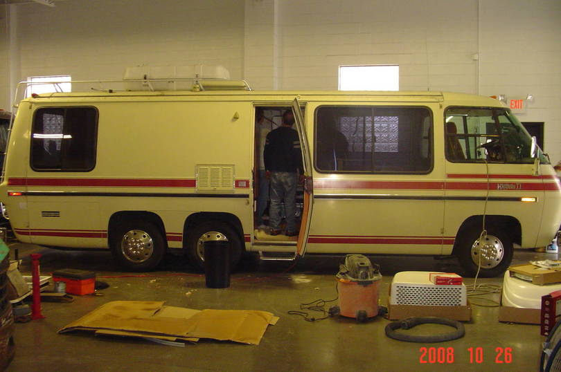 Stripping out the old caoch