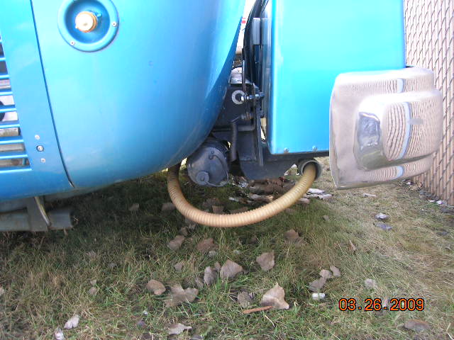 Side Discharge in UP position