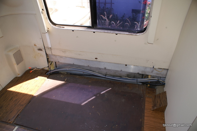 Water Damaged Cabinets Removed