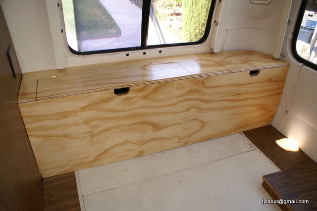 Installed New Plywood Cabinets, Bedroom