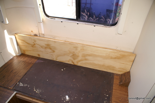 Installed New Plywood Cabinets, Bedroom
