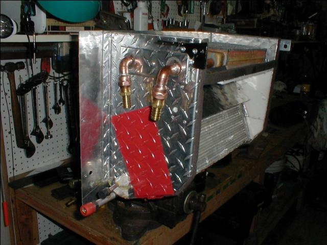 Right side of new HVAC