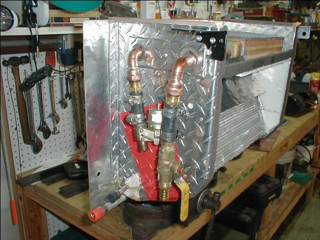 Heater controls installed