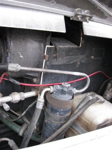 Fire damaged GMC
