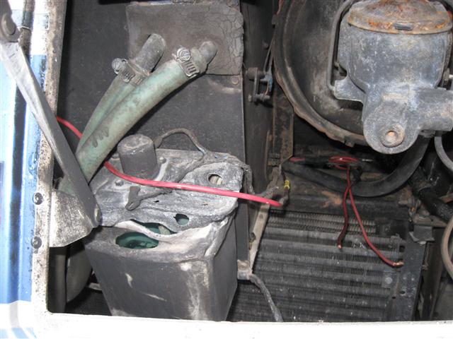 Fire damaged GMC