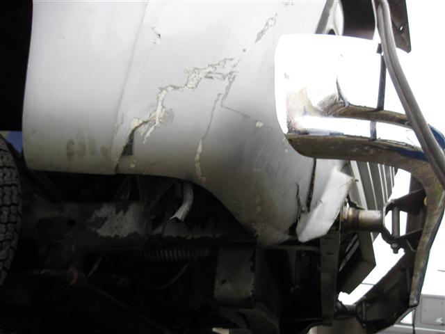 Fire damaged GMC