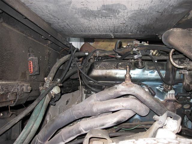 Fire damaged GMC