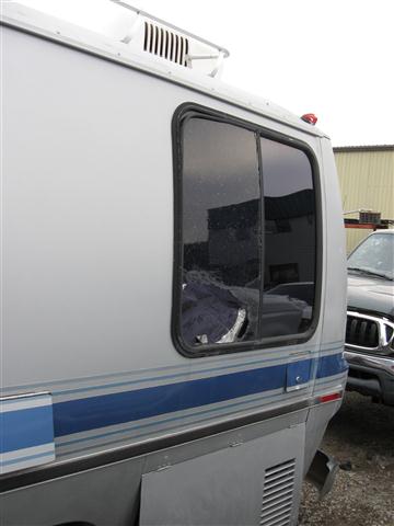 Fire damaged GMC