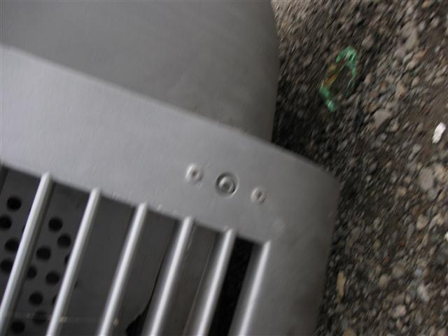 Fire damaged GMC