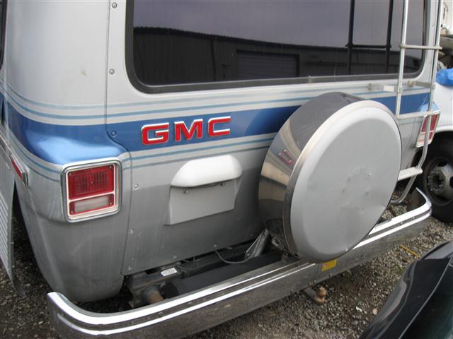 Fire damaged GMC