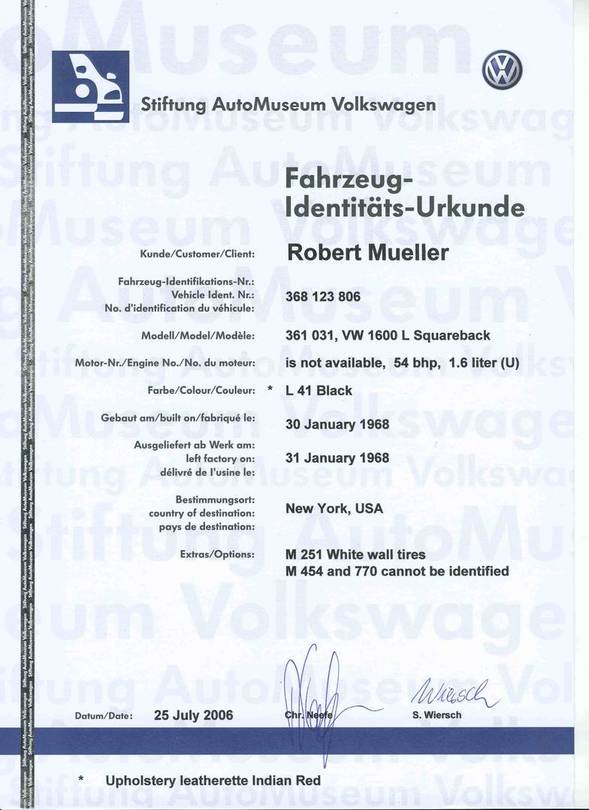 T-3_VW_Museum_Certificate