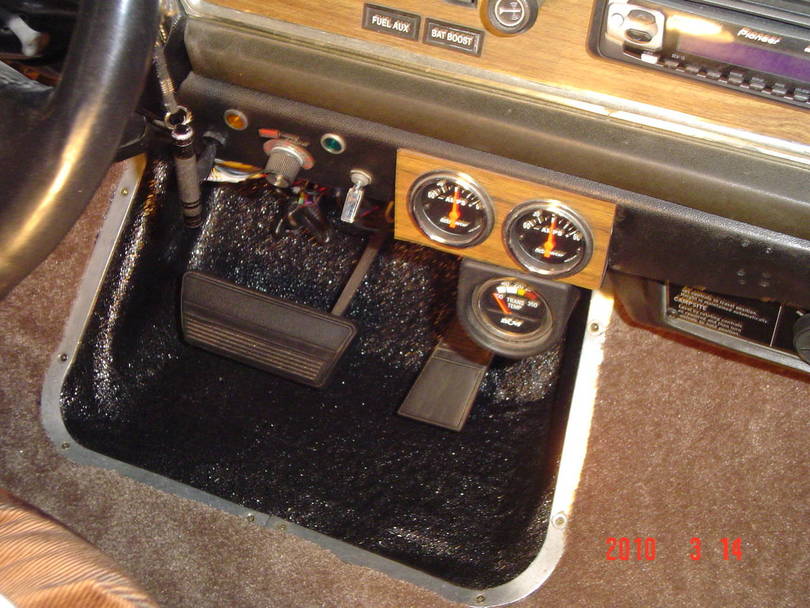 New Footwell Installed