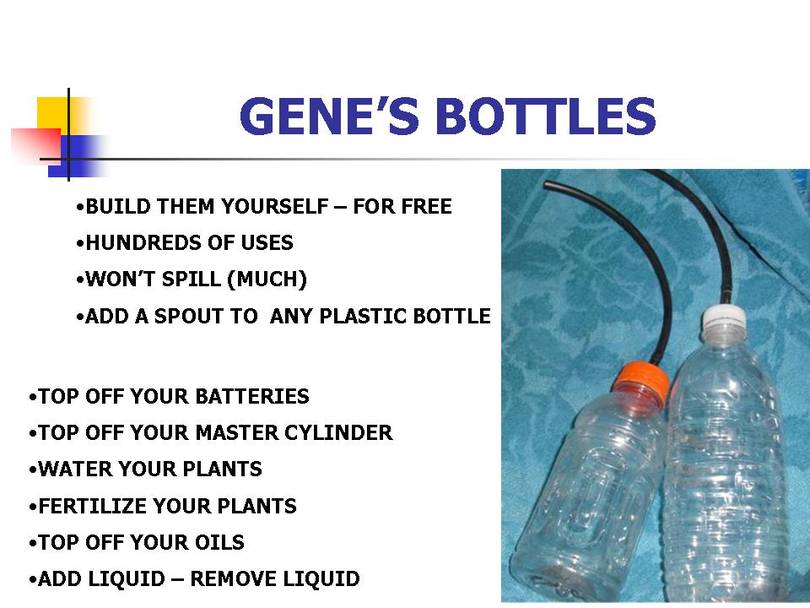 GENE'S BOTTLES