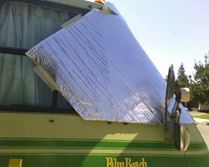 Reflectix sun shield