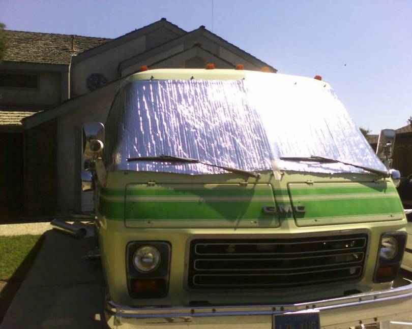 Reflectix sun shield