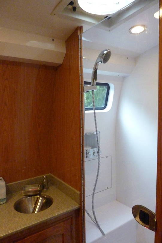 Separate shower