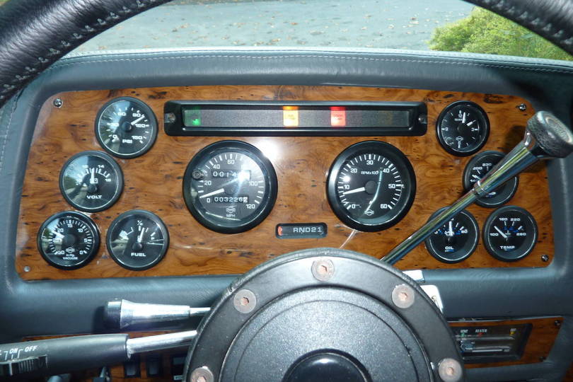 New dash and steering wheel