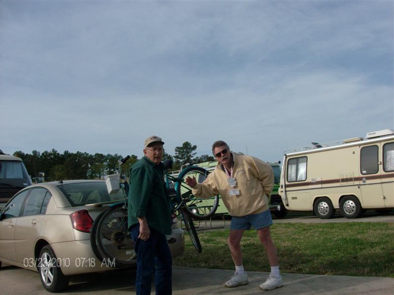 Trying to Get His Bones Loosened Up From Sleeping All Night