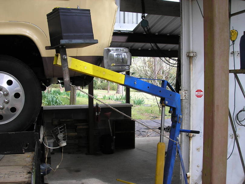 Here's the battery at the required installation height.