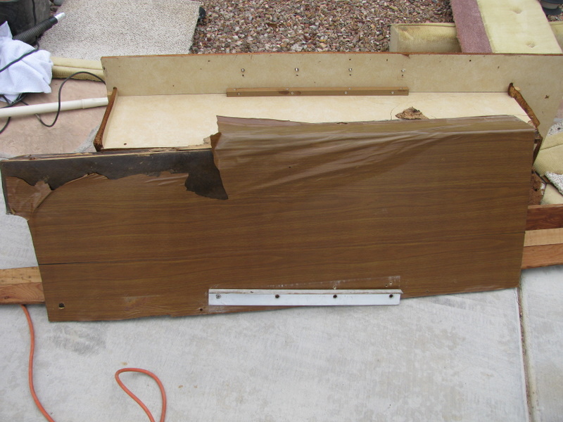 Original furnishings badly water damaged