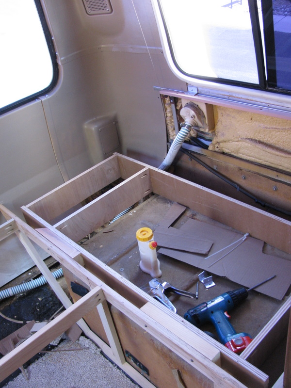 making new framework for permanent bed