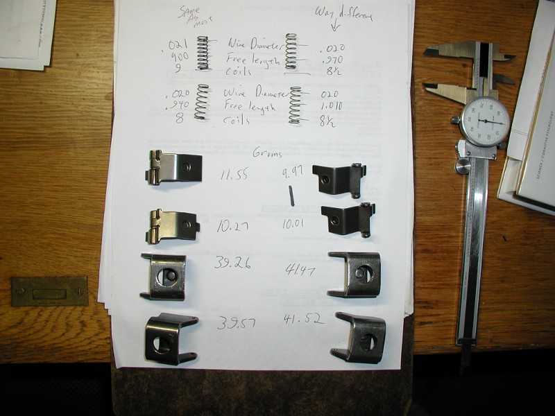 One set ofweights was way different