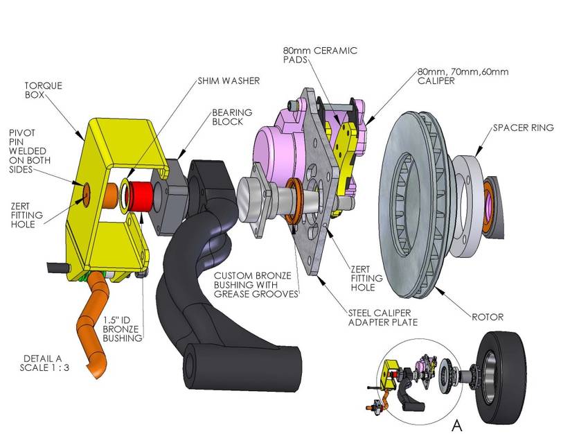 R. Flanagan - Reaction Arm Cad Drawing