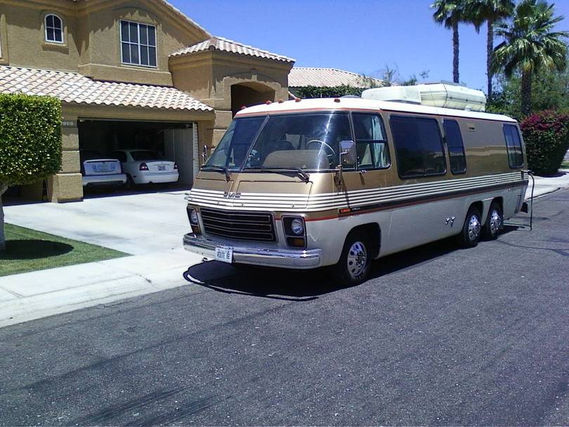 In front of it's new home