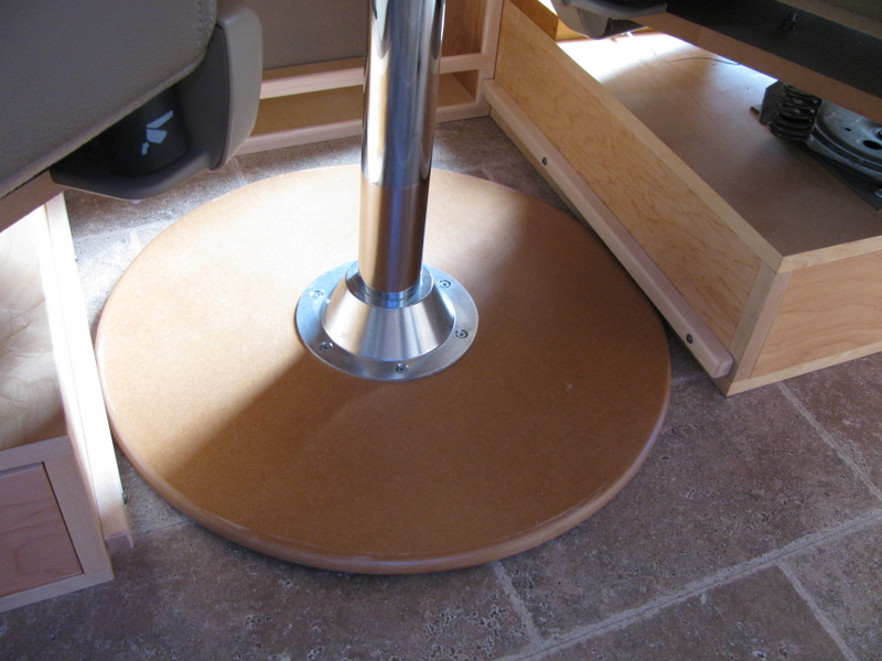 Replaced original dinette table