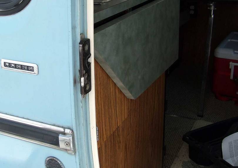 The latch area seems to be missing something.