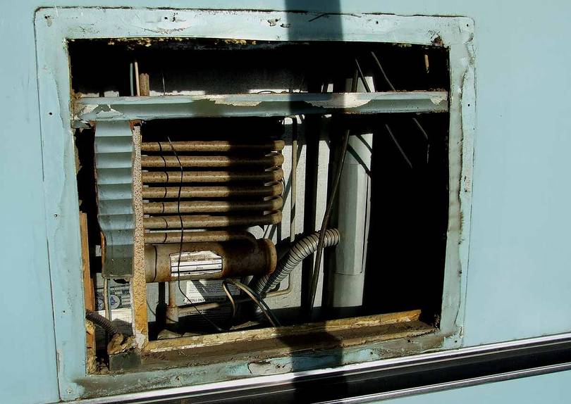 Original panel removed...