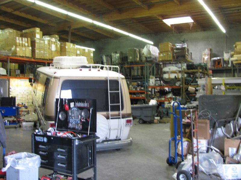 GMC being serviced