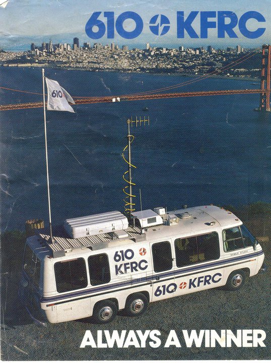 KFRC Mobile Studio 1981 at Golden Gate Bridge