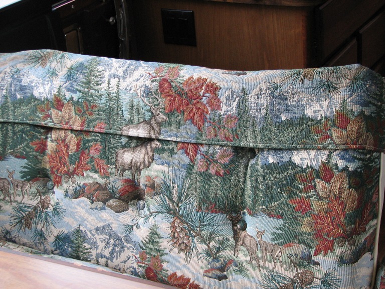 Interior upholstery.