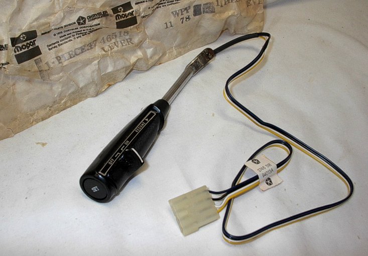 Chrysler Cruise stalk from 70's