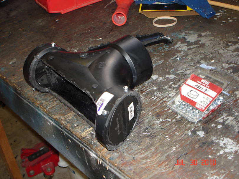 End caps install and screwed in