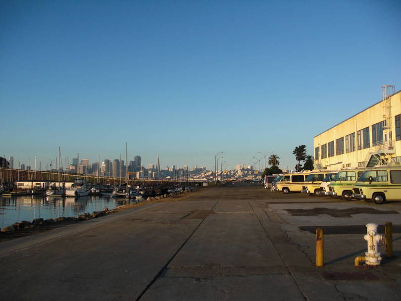 TREASURE ISLAND -  SF SKYLINE - YACHT HARBOR