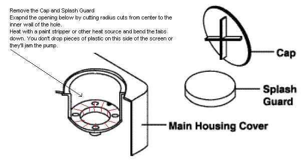 Prepare the toilet's vent