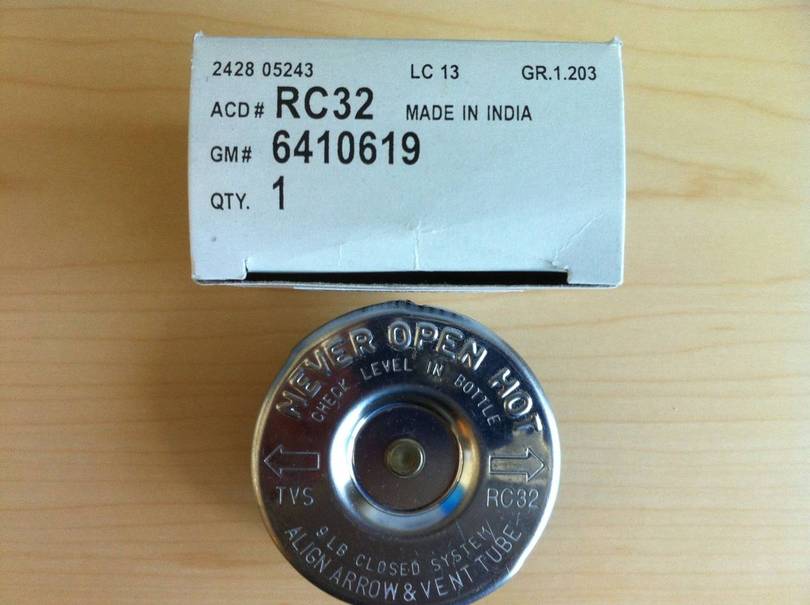 Correct Radiator Cap for GMC