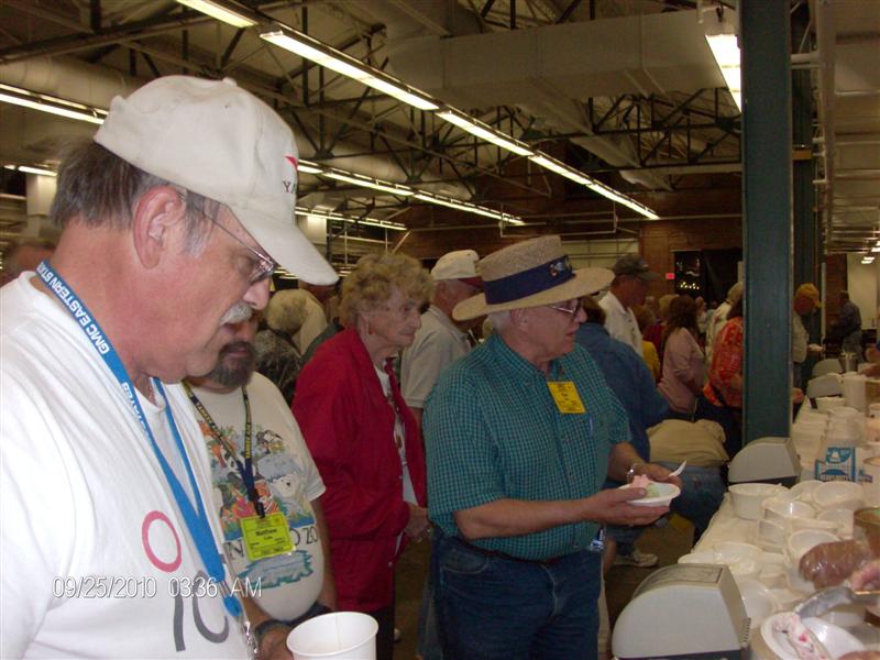 Look who was at front of serving line