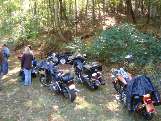 motorcycles everywhere