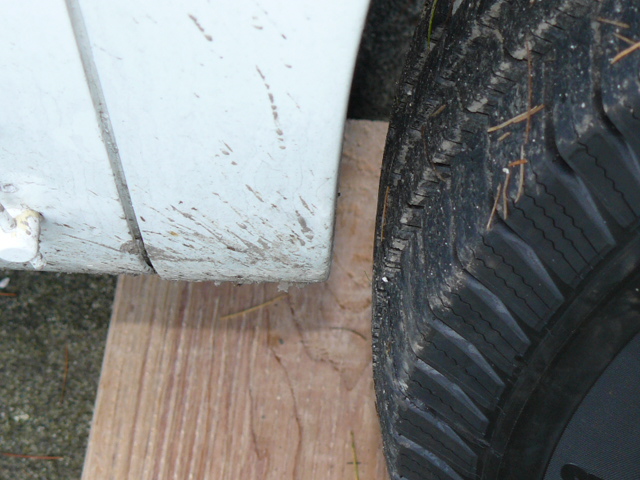 Bigger tires problems