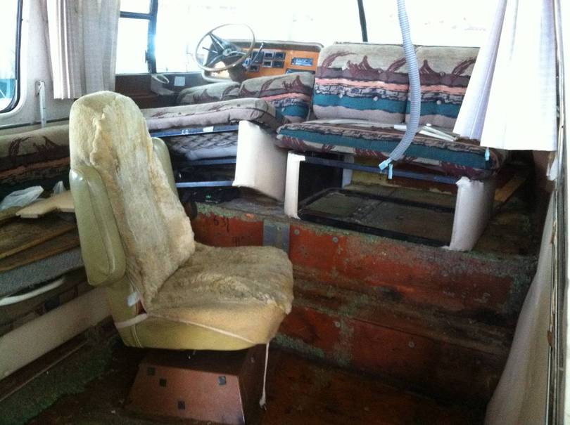 gutting the interior