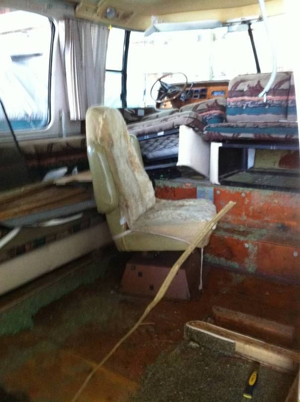 gutting the interior