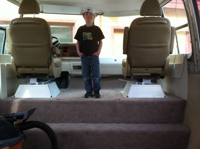 New seats installed.